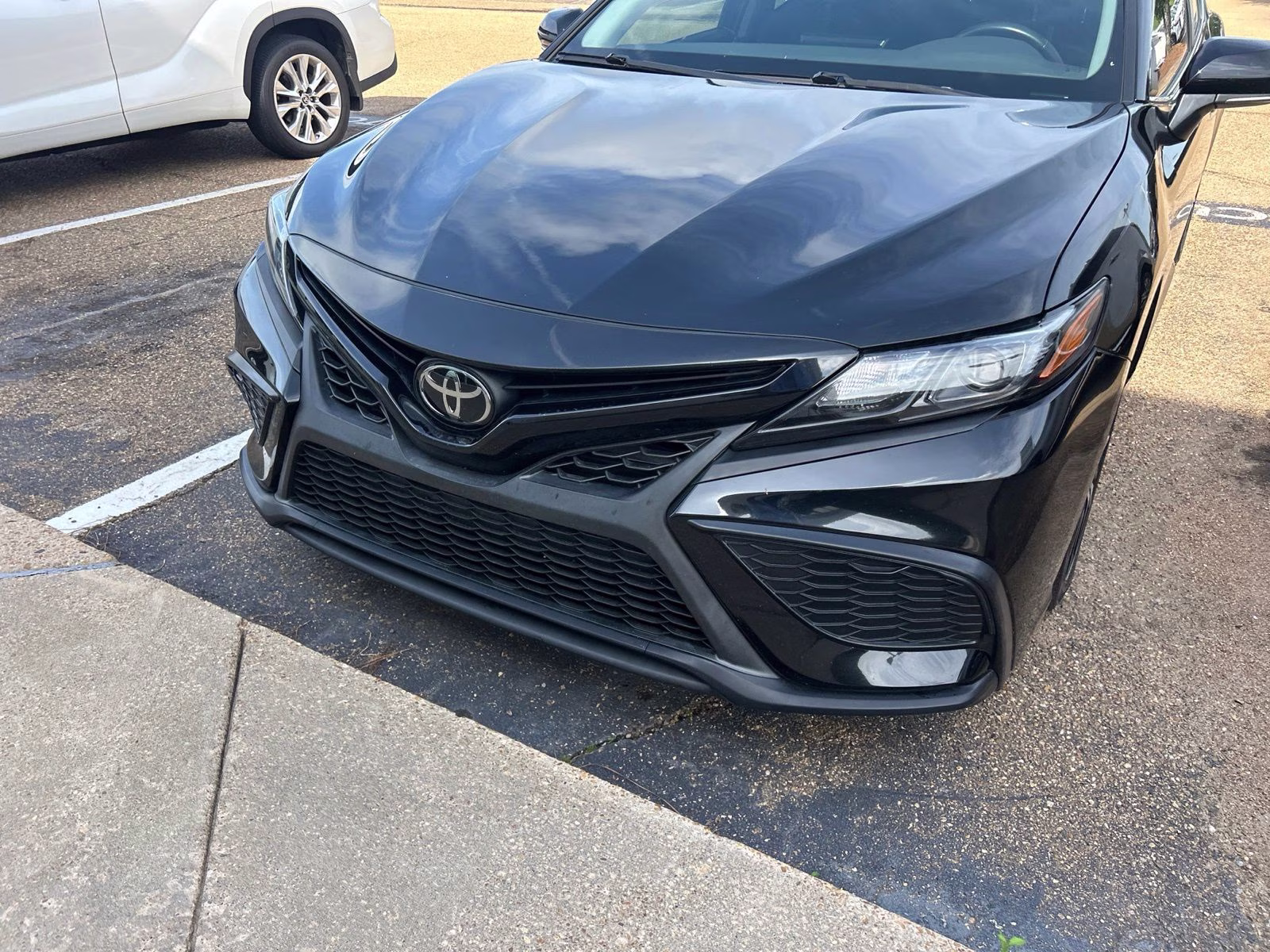 2023 Midnight Black Metallic Toyota Camry SE FWD Sedan