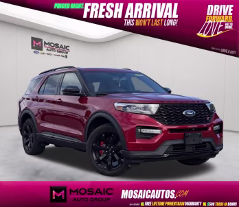 2024 Red Metallic Ford Explorer ST 4X4 SUV
