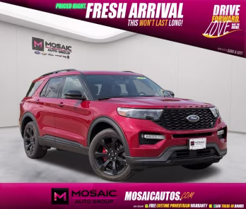 2024 Red Metallic Ford Explorer ST 4X4 SUV