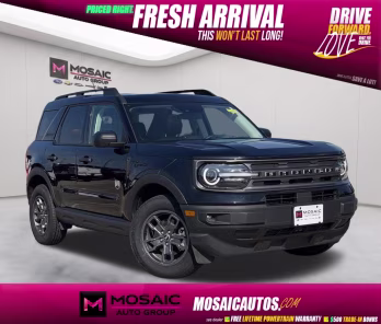 2024 Shadow Black Ford Bronco Sport Big Bend 4X4 SUV