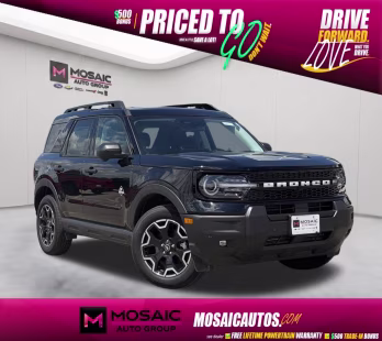 2026 Shadow Black Ford Bronco Sport Outer Banks 4X4 SUV
