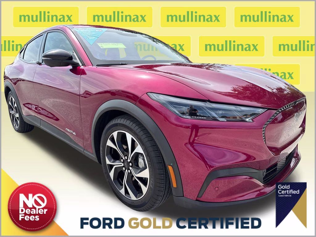2025 Molten Magenta Metallic Tinted Clearcoat Ford Mustang Mach-E Select AWD SUV