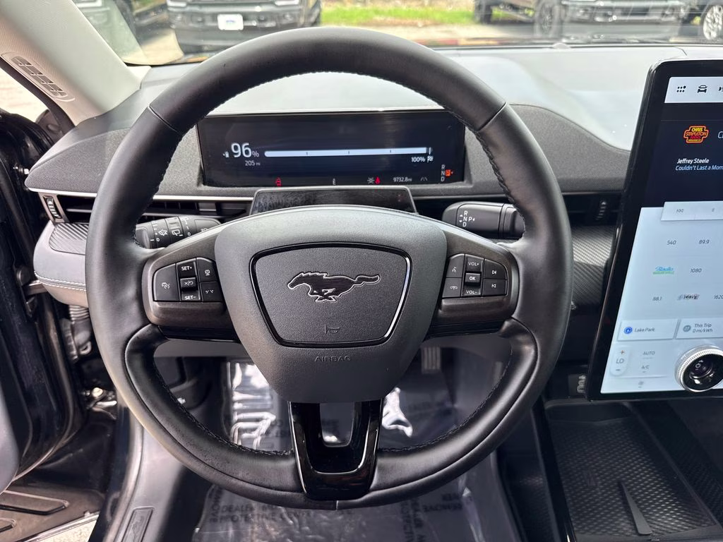 2025 Shadow Black Ford Mustang Mach-E Select AWD SUV