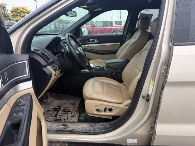 2017 White Gold Metallic Ford Explorer XLT 4X4 SUV