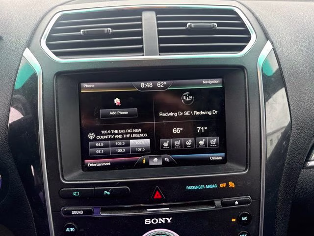 2016 Black Ford Explorer Sport 4X4 SUV
