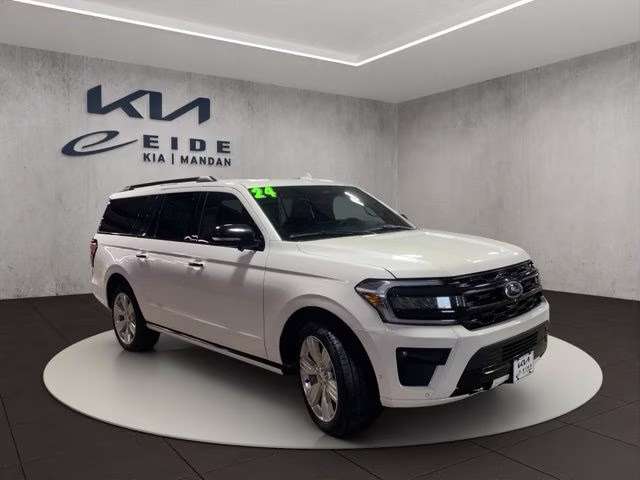 2024 White Metallic Ford Expedition Max Platinum 4X4 SUV