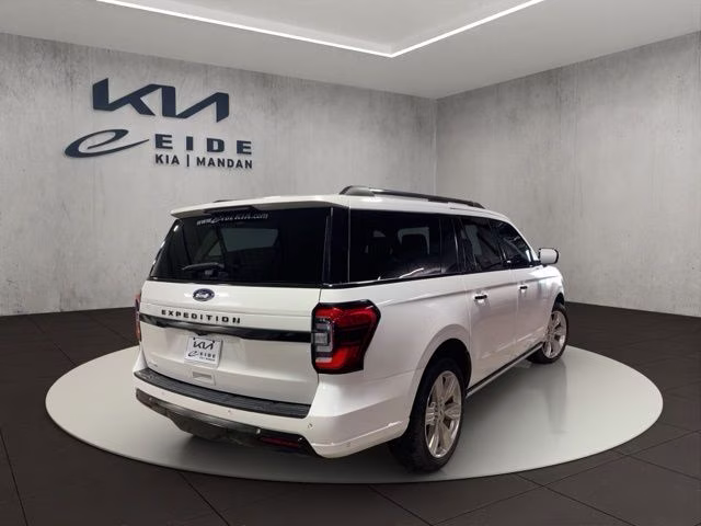 2024 White Metallic Ford Expedition Max Platinum 4X4 SUV