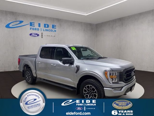 2021 Iconic Silver Metallic Ford F-150 XLT 4X4 Truck
