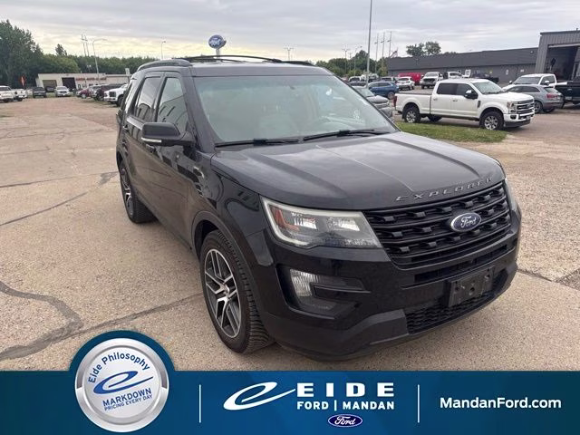 2016 Black Ford Explorer Sport 4X4 SUV