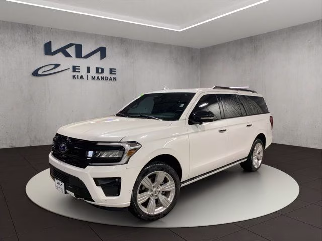2024 White Metallic Ford Expedition Max Platinum 4X4 SUV