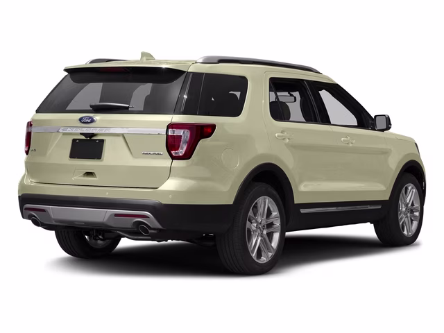 2017 White Gold Metallic Ford Explorer XLT 4X4 SUV