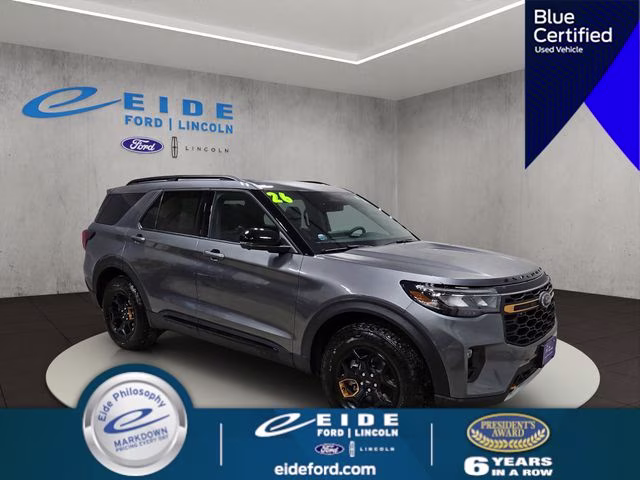 2026 Carbonized Gray Metallic Ford Explorer Tremor 4X4 SUV