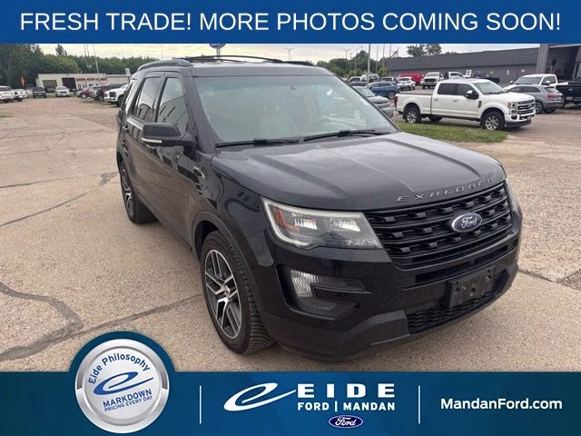 2016 Black Ford Explorer Sport 4X4 SUV