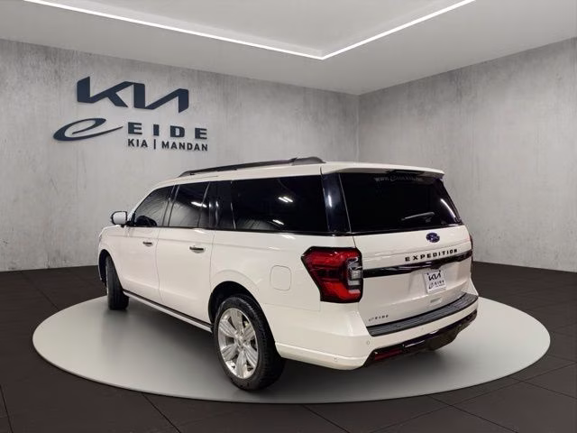 2024 White Metallic Ford Expedition Max Platinum 4X4 SUV