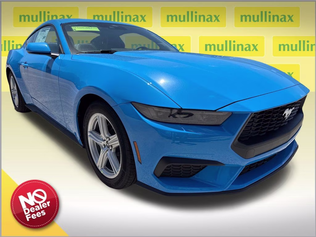 2026 Grabber Blue Metallic Ford Mustang EcoBoost Premium RWD Coupe