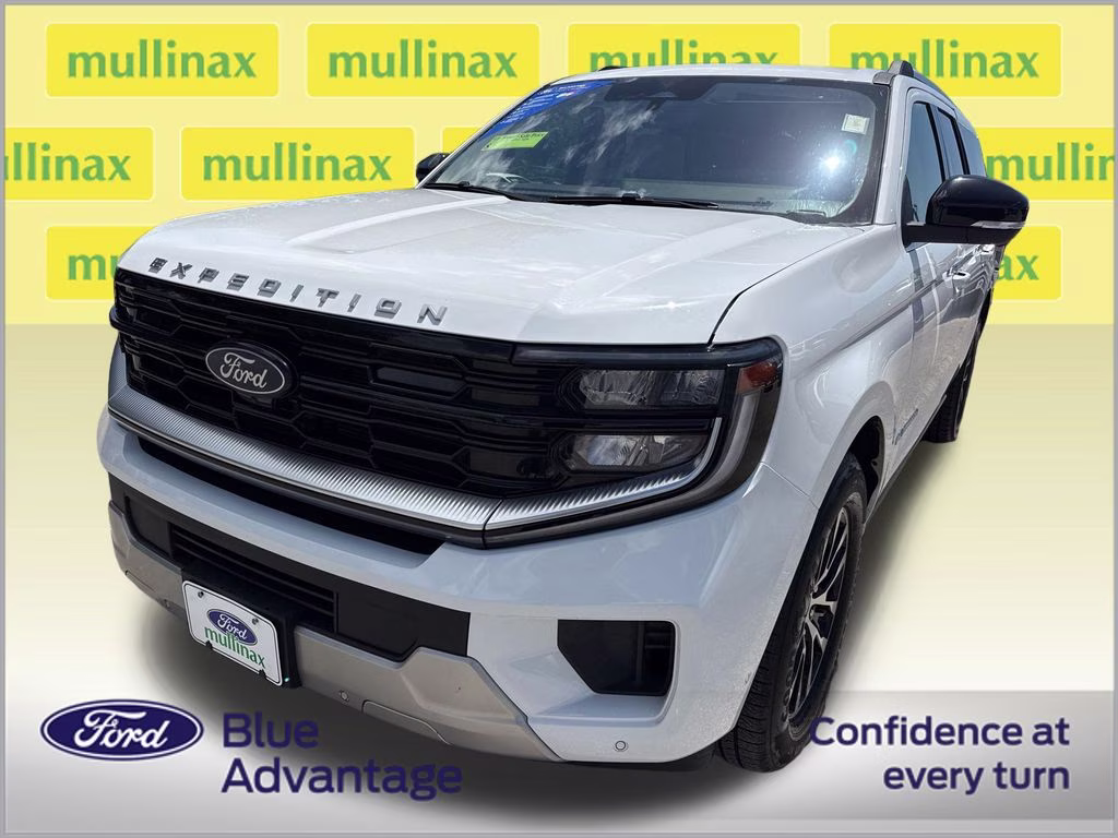 2025 Oxford White Ford Expedition Max Platinum 4X4 SUV