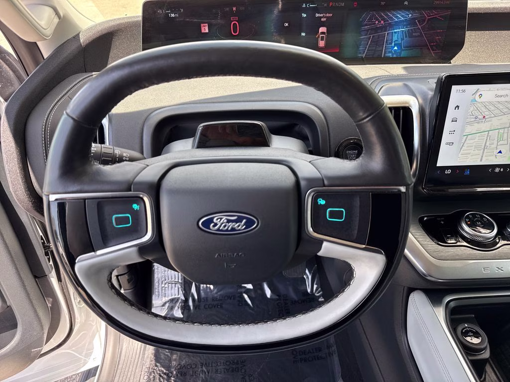 2025 Oxford White Ford Expedition Max Platinum 4X4 SUV