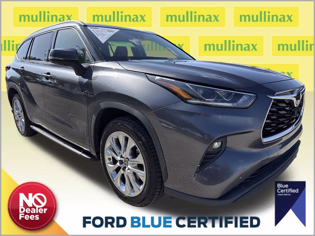 2020 Magnetic Gray Metallic Toyota Highlander Limited FWD SUV