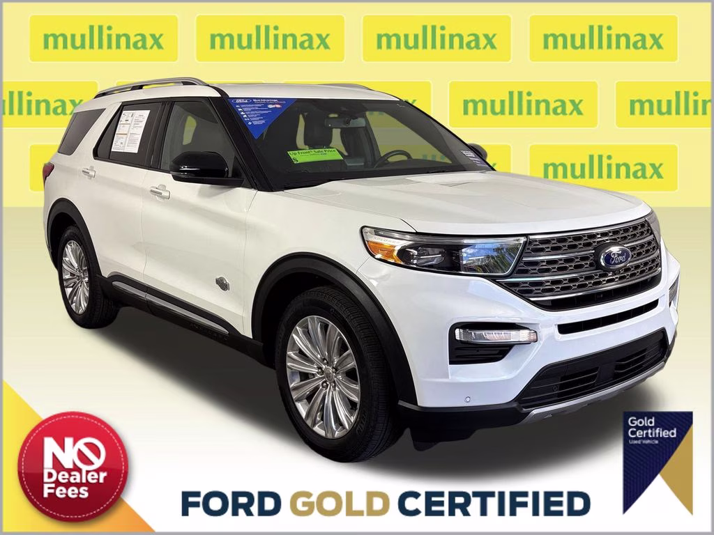 2023 White Metallic Ford Explorer King Ranch RWD SUV