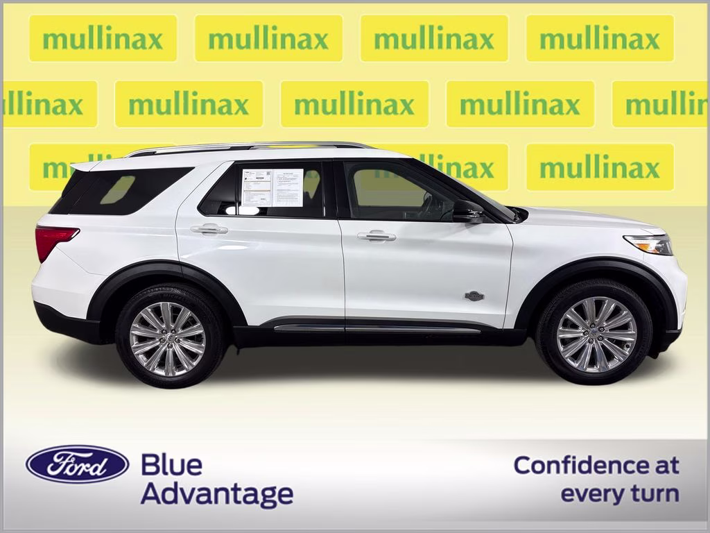 2023 White Metallic Ford Explorer King Ranch RWD SUV