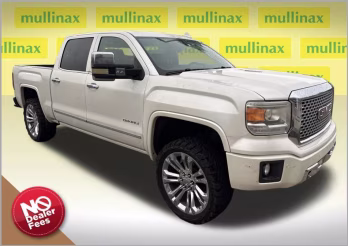 2015 White Diamond Clearcoat GMC Sierra 1500 Denali 4X4 Truck
