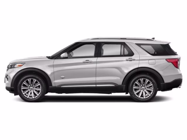 2023 Star White Metallic Tri-Coat Ford Explorer King Ranch RWD SUV