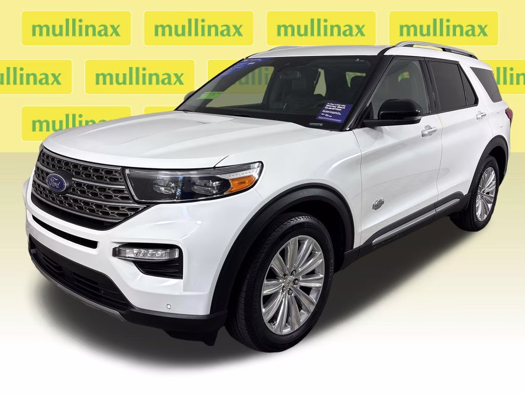 2023 White Metallic Ford Explorer King Ranch RWD SUV