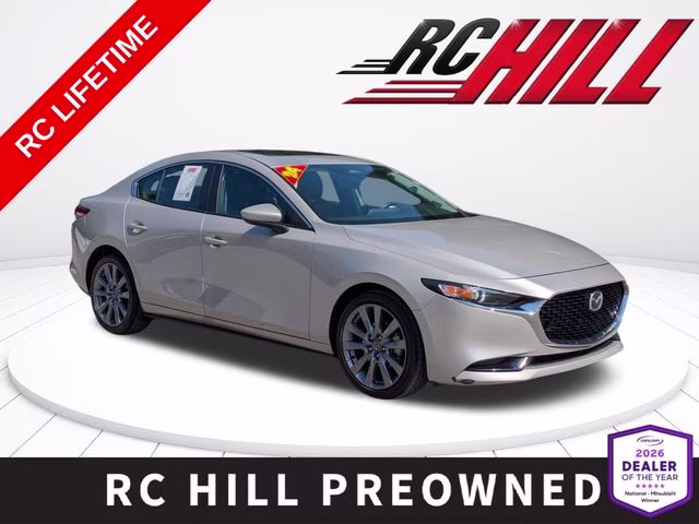 2024 Platinum Quartz Metallic Mazda Mazda3 2.5 S Preferred Package FWD Sedan