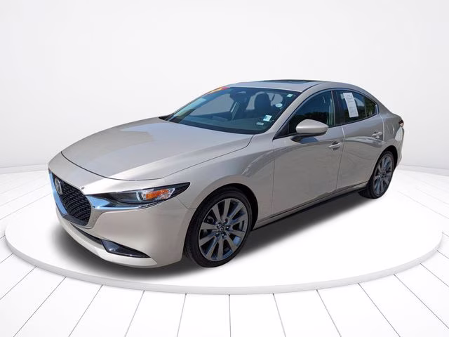 2024 Platinum Quartz Metallic Mazda Mazda3 2.5 S Preferred Package FWD Sedan