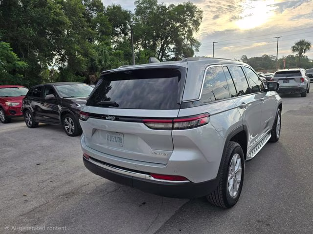2023 Silver Zynith Jeep Grand Cherokee Limited RWD SUV