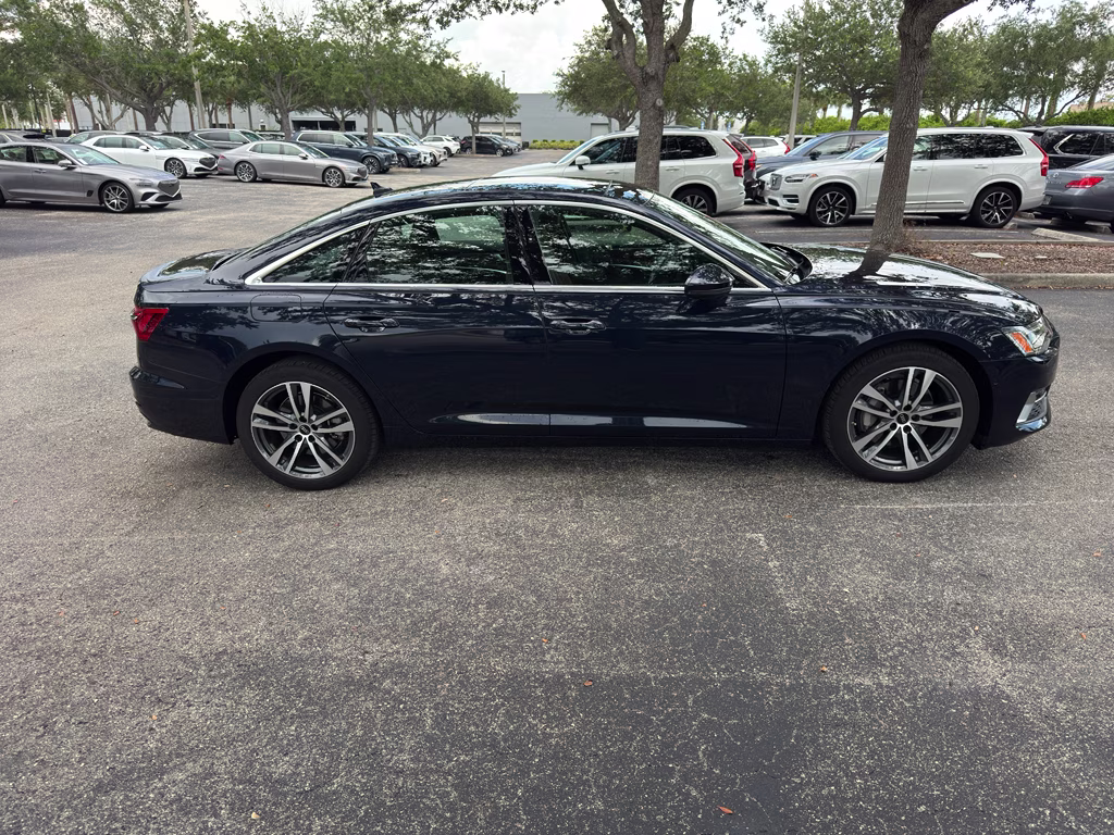 2022 Firmament Blue Metallic Audi A6 Premium Plus AWD Sedan
