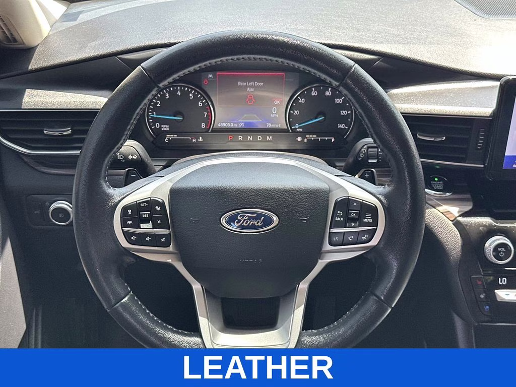 2021 White Metallic Ford Explorer Limited 4X4 SUV