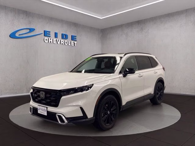 2023 Platinum White Pearl Honda CR-V Hybrid Sport Touring AWD SUV