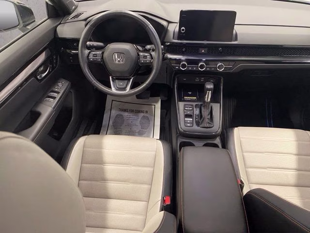 2023 Platinum White Pearl Honda CR-V Hybrid Sport Touring AWD SUV