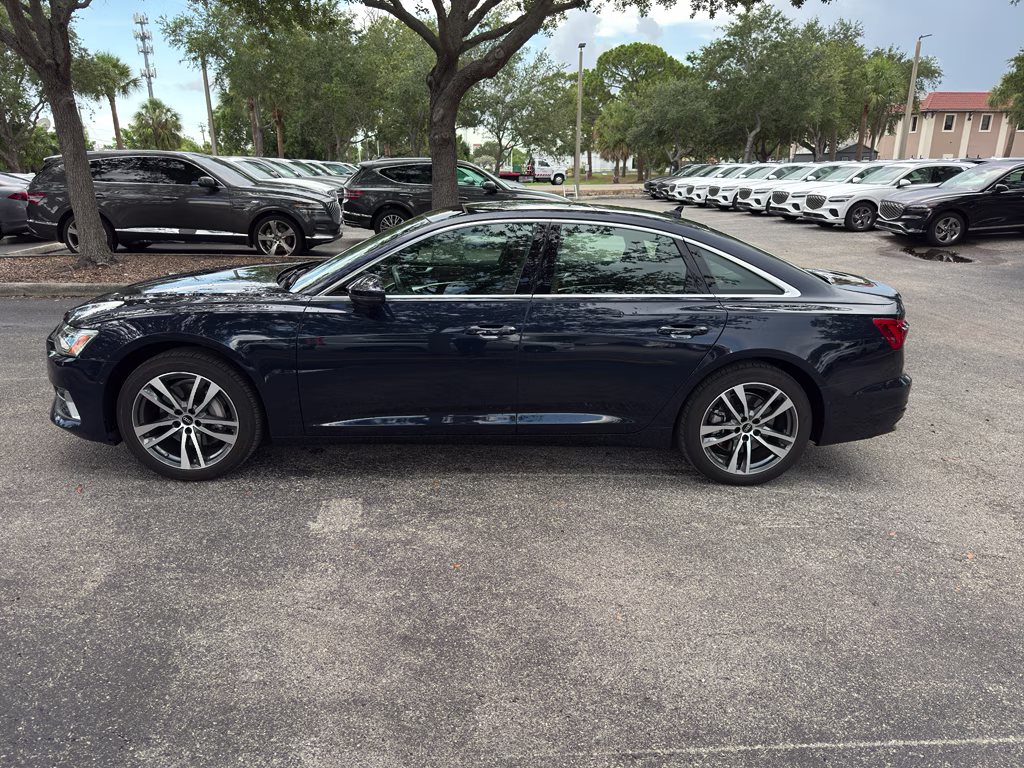 2022 Firmament Blue Metallic Audi A6 Premium Plus AWD Sedan