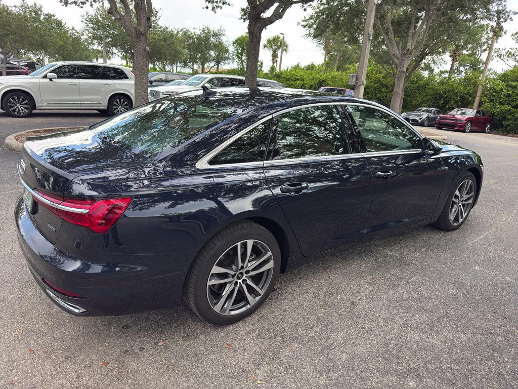 2022 Firmament Blue Metallic Audi A6 Premium Plus AWD Sedan
