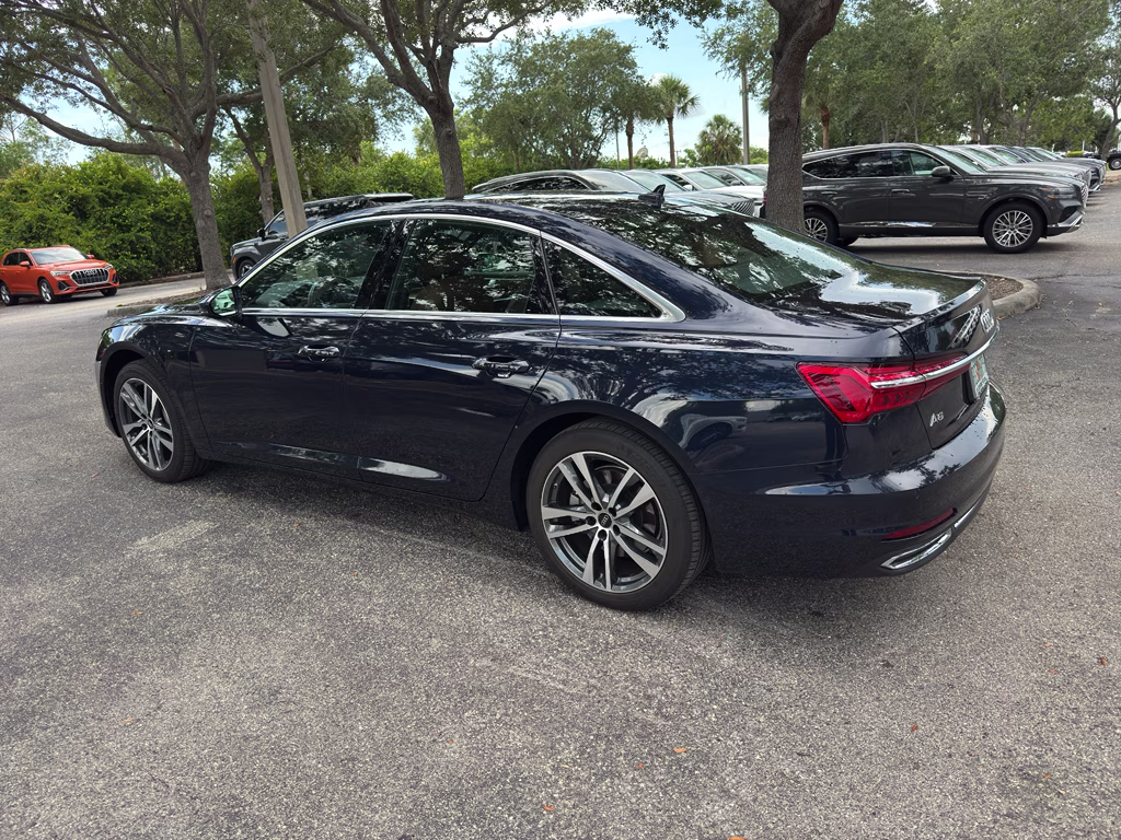 2022 Firmament Blue Metallic Audi A6 Premium Plus AWD Sedan