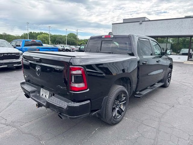 2021 Diamond Black Crystal Pearlcoat Ram 1500 Big Horn 4X4 Truck