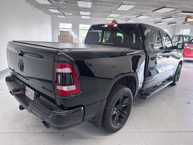 2021 Diamond Black Crystal Pearlcoat Ram 1500 Big Horn 4X4 Truck