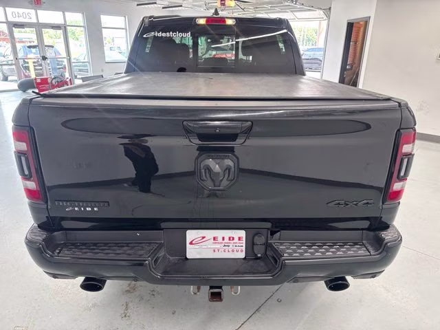2021 Diamond Black Crystal Pearlcoat Ram 1500 Big Horn 4X4 Truck