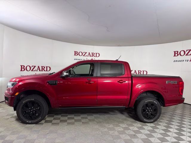 2021 Red Metallic Ford Ranger Lariat 4X4 Truck