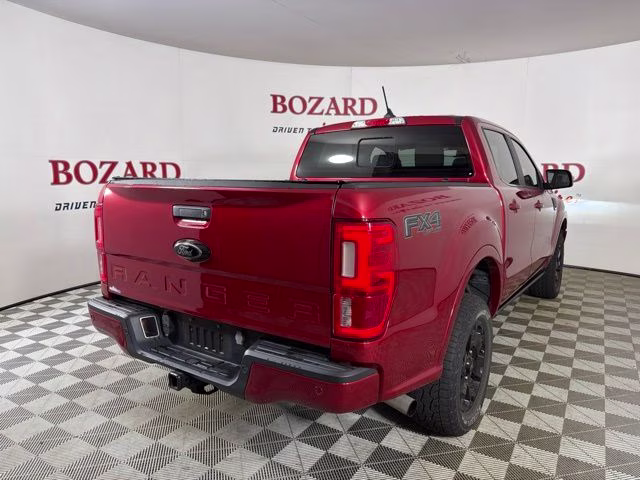 2021 Red Metallic Ford Ranger Lariat 4X4 Truck