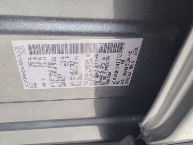 2023 Gun Metallic Nissan Rogue S FWD SUV