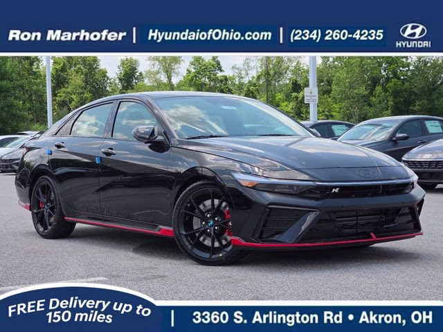 2026 Abyss Black Hyundai Elantra N Base FWD Sedan