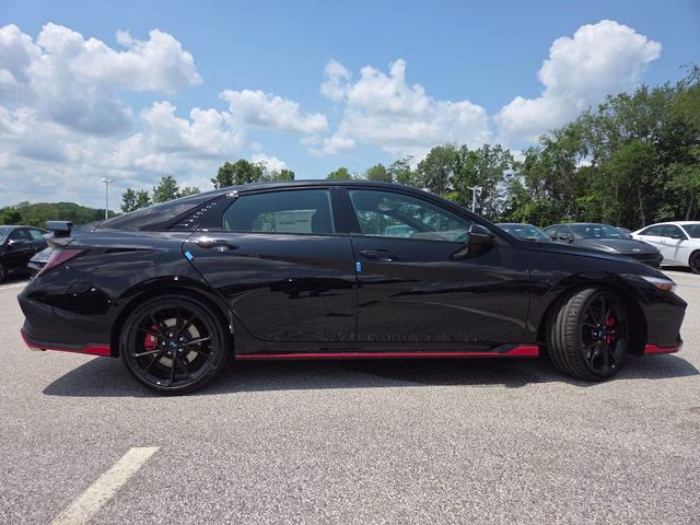 2026 Abyss Black Hyundai Elantra N Base FWD Sedan