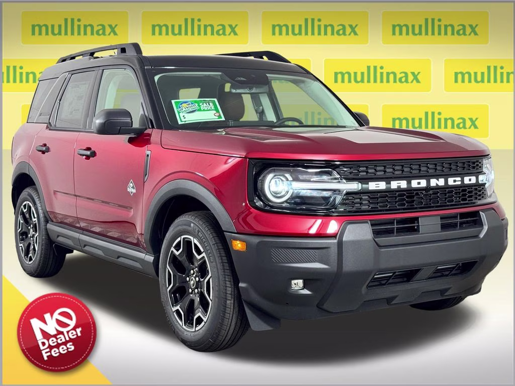 2026 Ruby Red Metallic Tinted Clearcoat Ford Bronco Sport Outer Banks 4X4 SUV