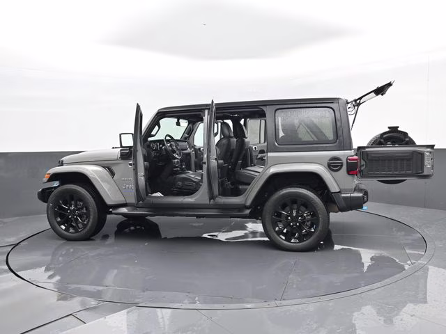 2023 Sting-Gray Clearcoat Jeep Wrangler Sahara 4xe 4X4 SUV