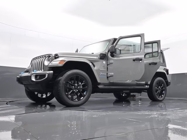 2023 Sting-Gray Clearcoat Jeep Wrangler Sahara 4xe 4X4 SUV