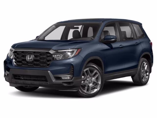 2022 Obsidian Blue Pearl Honda Passport EX-L AWD SUV