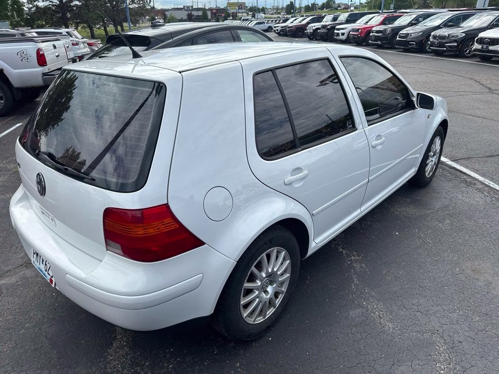 2005 White Volkswagen Golf GLS FWD Hatchback